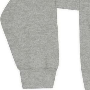 Sudadera Clásica de Manga Larga con Cuello Redondo Sigma Gamma Rho en Gris Claro, con Diseño de Letras Griegas en Azul y Dorado - Product Image 5