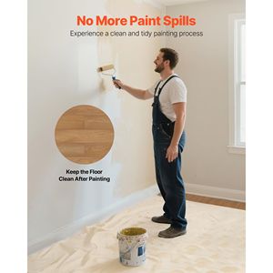 Paquete de 2 Lonas Protectoras de Lona de 9x12 pies para Pintores, 8oz, Multiusos, para Muebles y Pisos - Product Image 3