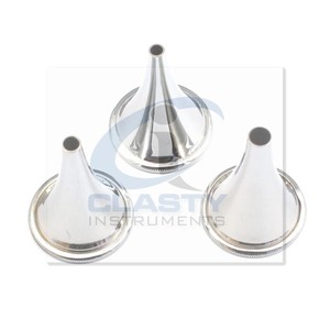Spéculum auriculaire pédiatrique en acier inoxydable de haute qualité, instrument médical manuel ORL pour l'examen de l'oreille, du nez et de la gorge, certifié CE - Product Image 2