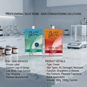ครีมยืดผมสำหรับผมแข็ง ทนทาน รับผลิตแบรนด์ส่วนตัว สูตร OEM ODM - Product Image 1