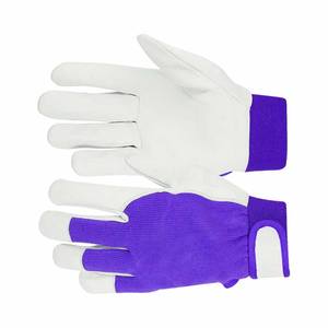 Guantes de Trabajo de Cuero de Cabra de Alta Calidad, Protección de Manos para Seguridad Industrial, Durabilidad, Actividades al Aire Libre - Product Image 6