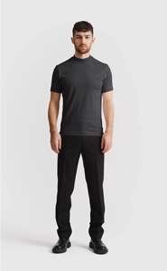 Camiseta de Hombre Gris Oscuro 100% Algodón, Personalizada con Estampado, Manga Corta, Secado Rápido, Transpirable, Estilo Urbano, para Uso Diario, Suave - Product Image 3