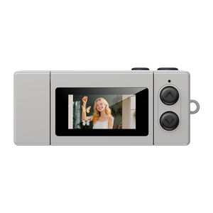 Mini appareil photo numérique rétro 720P tendance avec écran rabattable de 0,96 pouce et batterie de 200 mAh – Appareil photo classique portable - Product Image 2