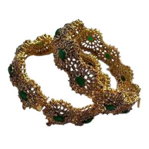 Artificial <b>Bangles</b> with Cubic Zircon Style Fashion Jewelry <b>Sets</b> Luxury Women's Bracelet Collection for Wedding Parties - Product Image 1