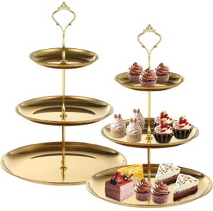Metal Cake Stand Gold Metal Cake Stand Silver Cake Stand Iron Cake Stand Stainless Steel Cake Stand Decorative Cake Stand Weddin - Product Image 4
