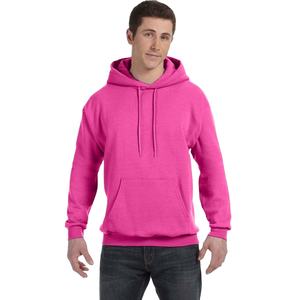 Sudadera con capucha para hombre de tela transpirable térmica de manga larga hecha a medida de color sólido de secado rápido al por mayor - Product Image 4