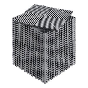 Tappetini Modulari a Incastro 12 X 12 Antiscivolo Grigi in PP per Drenaggio, 24 Pezzi, Tappeti Drenanti Componibili, Pavimentazione in Plastica a Incastro - Product Image 1