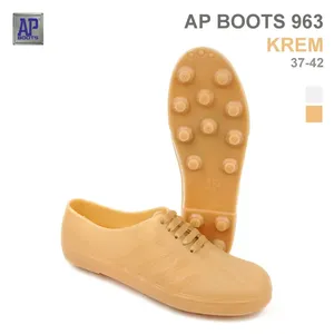 AP Boots AP 963 Cream Waterproof PVC Protective Boots for Gardening and Farming Winter Rubber Insole Fabric Lining - Product Image 5