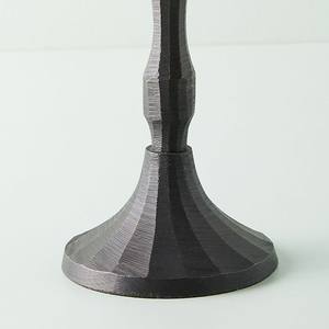 Porte-bougie conique moderne en fer forgé, noir, style rustique, pour décoration intérieure et centre de table de mariage - Product Image 6