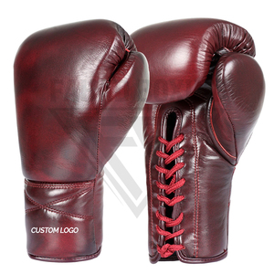 Guantes de Boxeo de Piel de Vacuno Auténtica de Diseño Personalizado, Color Sólido, Novedad en Equipamiento de Gimnasio y MMA, en Venta - Product Image 1