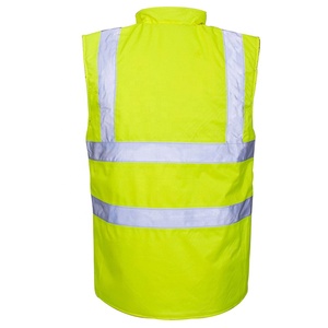 Chaqueta de plumón negra ligera y empacable para hombre, nuevo estilo, ropa de trabajo de invierno, chaleco reflectante, chaleco acolchado, logotipo personalizado acolchado - Product Image 6