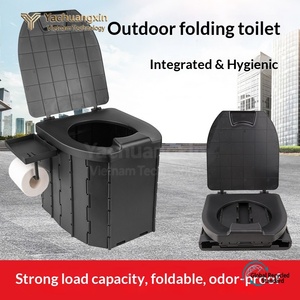 Inodoro Portátil Plegable para Camping, Coche, Niños y Adultos, con Tapa, para Uso en Exteriores - Product Image 4