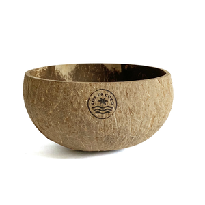 ชามเปลือกมะพร้าวธรรมชาติทำมือ ย่อยสลายได้ 100% สำหรับสมูทตี้ อาไซ โบว์ล สลัด และของว่าง ภาชนะบนโต๊ะอาหาร ขายส่ง - Product Image 1