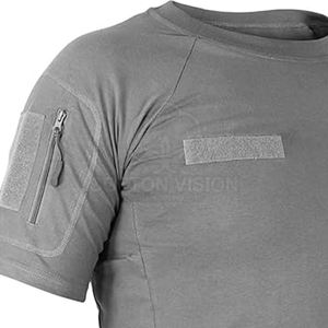 Camiseta Táctica Ligera y Transpirable para Hombre, de Algodón Suave, Manga Corta, para Entrenamiento - Product Image 5