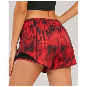 Pantalones Cortos Deportivos para Mujer, Ultraligeros, de Secado Rápido, Mezcla de Nailon y Elastano, Colores Sólidos, Diseño Minimalista, Sublimación - Product Image 2