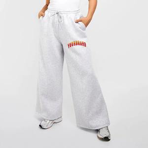 Pantalones Deportivos Bordados con Doble Cintura y Cordón Ajustable, Estilo Vintage, para Hombre y Mujer, Fabricante OEM - Product Image 1