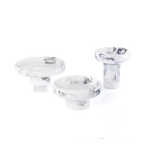 Plateaux de service de dattes au chocolat de luxe avec logo personnalisé, Eid Mubarak, Ramadan, bols en chocolat comestibles, décoration de table, plateaux en résine - Product Image 1