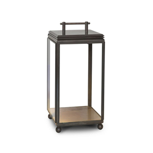 Lámpara Decorativa de Lujo para el Hogar, de Metal y Vidrio Texturizado, Acabado Dorado, Hecha a Mano, para Suelo, en Oferta - Product Image 3