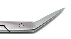 คู่มือที่ได้รับการรับรอง คีมผ่าตัดทางทันตกรรมสแตนเลสสตีล ขนาด 7 นิ้ว ปลายโค้งมน ปลายแหลมคม ด้ามจับแบบวงแหวน - Product Image 5