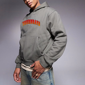 OEM <b>Men</b> Oversized Hoodie Premium Fleece Streetwear Sweatshirt Custom Logo Apparel Manufacturer - Product Image 1