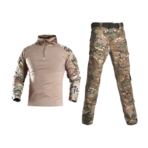 Ensemble de camouflage tactique pour hommes en sergé polyester/coton antistatique pour la chasse et la randonnée - Product Image 3