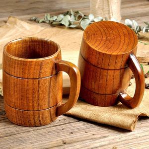 Taza de Cocina de Madera de Diseño Nórdico Natural, Vajilla Ecológica y Sostenible para Uso Doméstico - Product Image 6