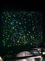 Auto Sternenhimmel-Set RGB Glasfaser-Beleuchtung App-Steuerung Benutzerdefiniertes Nebel-Muster für die Innenraumbeleuchtung der Meisten Fahrzeuge