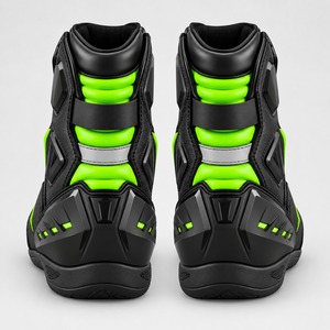 Bottes courtes de moto robustes, construction solide, protection de la cheville et confort de conduite durable - Product Image 2
