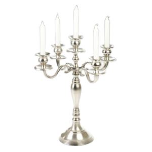 Nouvel arrivage Bougeoir en métal design personnalisé écologique Bougeoir candélabre à 5 bras design fait main brillant et poli - Product Image 1