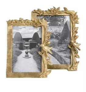 Elegant Interior Metal Glass <b>Picture</b> <b>Frame</b> Stylish Photo Display Contemporary Decor - Product Image 2