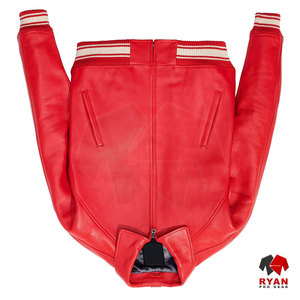 Vestes en cuir sur mesure pour hommes, couleurs unies, logos personnalisés, grandes tailles, vestes respirantes de Ryan Pro Gear - Product Image 6