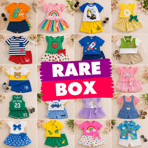 Conjunto de Camiseta y Pantalones Cortos para Niños, Ropa de Verano con Estampado de Dibujos Animados, Envío Inmediato, Colores Variados - Product Image 1