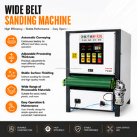 Machine de polissage automatique à bande large de 800 mm pour l'ébavurage, le brossage et la préparation de surfaces industrielles en acier inoxydable