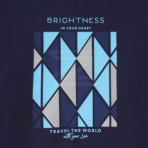 T-shirt DTF pour homme à manches courtes en coton, haut décontracté avec impression directe sur film, motif imprimé, vêtement décontracté - Product Image 3