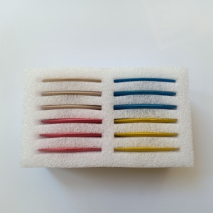 Craie de tailleur triangulaire DK-473A |   Craie de tailleur colorée pour accessoires de couture, design simple, quatre couleurs disponibles - Product Image 1