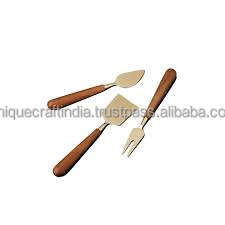 Ensemble d'outils de cuisine contemporains (3 pièces) Planches à fromage en bambou, résine et bois d'acacia Présentoirs de cuisine tendance avec emballage cadeau - Product Image 4