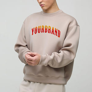เสื้อสเวตเชิ้ตผู้ชาย คอกลม ทรงปกติ ผ้าถัก 100% คอตตอน เป็นมิตรกับสิ่งแวดล้อม สไตล์สตรีทแวร์ ใส่สบายๆ ในฤดูหนาว น้ำหนัก 300 กรัม - Product Image 3