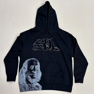 Fabricantes de Ropa para Hombre, Sudaderas de Algodón Grueso, Sudadera con Capucha, Impresión de Logotipo en Felpa, Sudadera SDL con Impresión Serigráfica, Estilo Invernal - Product Image 2