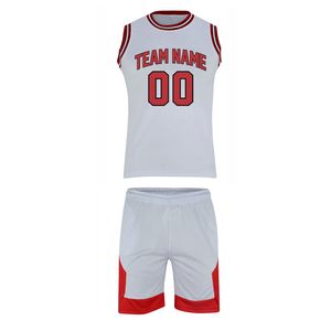 Conjunto de Jersey con Capucha y Pantalones Cortos de Baloncesto de Secado Rápido Personalizados con Impresión por Sublimación para Clubes, Escuelas, Universidades y Equipos Profesionales - Product Image 2