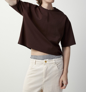 เสื้อยืดผู้ชายทรงสลิมฟิตแบบสั่งทำพิเศษ สไตล์สตรีทแวร์หลวมๆ ผ้าฝ้าย 100% ดีไซน์ล่าสุดปรับแต่งได้ - Product Image 4