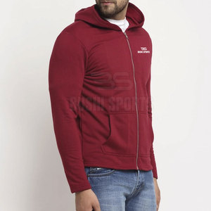 Sudadera con capucha de moda urbana de primera calidad, precio mayorista, MOQ bajo, sudaderas básicas con cremallera - Product Image 2