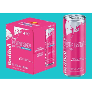 Boisson Énergisante Red Bull Édition Été Pêche Blanche 250ml - Vente en Gros Prix Usine Meilleure Qualité Boisson d'Été - Product Image 1
