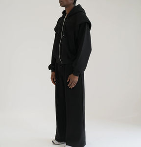 Nouvelle Collection 2026 – Ensemble Survêtement Unisexe Hiver Respirant en Polyester – Sweat à Capuche et Joggers Polaire pour Homme - Product Image 2