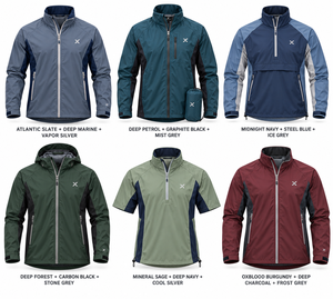 Custom Rainwear & Weather Protection Apparel Golf Clothing | Grey <b>Navy</b> Six Color Variations | Manufacturer OEM ODM | - Product Image 5