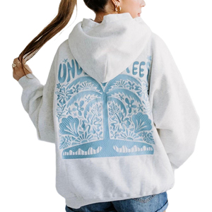 Sweat-shirts à capuche brodés avec logo personnalisé en coton molletonné pour hommes et femmes, vente en gros, fabrication de vêtements OEM ODM, fournisseur - Product Image 1