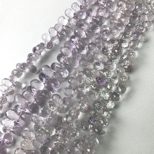 พลอยอเมทิสต์สีชมพูธรรมชาติ เกรด AAA แท้ 100% รับรองโดย IGI รูปทรงหยดน้ำ เจียระไน ขนาด 4x6.5 มม.-6x11.5 มม. สำหรับทำเครื่องประดับ Vivaaz Gems - Product Image 3