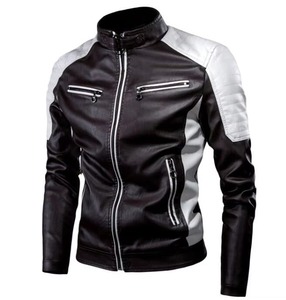 Chaqueta de Cuero Genuino para Hombre, Chaqueta de Cuero Personalizada de Alta Calidad para Hombre, Venta al por Mayor - Product Image 1