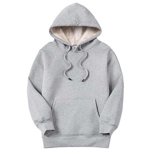 Sudadera con capucha y cremallera para hombre, de tejido sherpa de pelo alto, servicio de marca privada para inventario minorista de temporada - Product Image 6