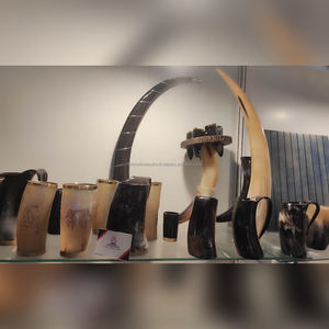 Ultimate Norse Viking Inspired <b>Drinking</b> <b>Horn</b> 100% Genuine Buffalo Ox <b>Horn</b> For A True Medieval Feel While <b>Drinking</b> Mead Or Beer - Product Image 5