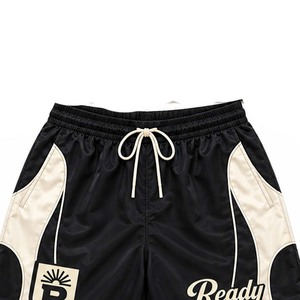 Conjunto Deportivo Ready To Win Industries Unisex Negro Crema Poliéster Deportivo con Cierre de Cremallera y Pantalones Cortos Transpirables para Primavera Adulto - Product Image 2